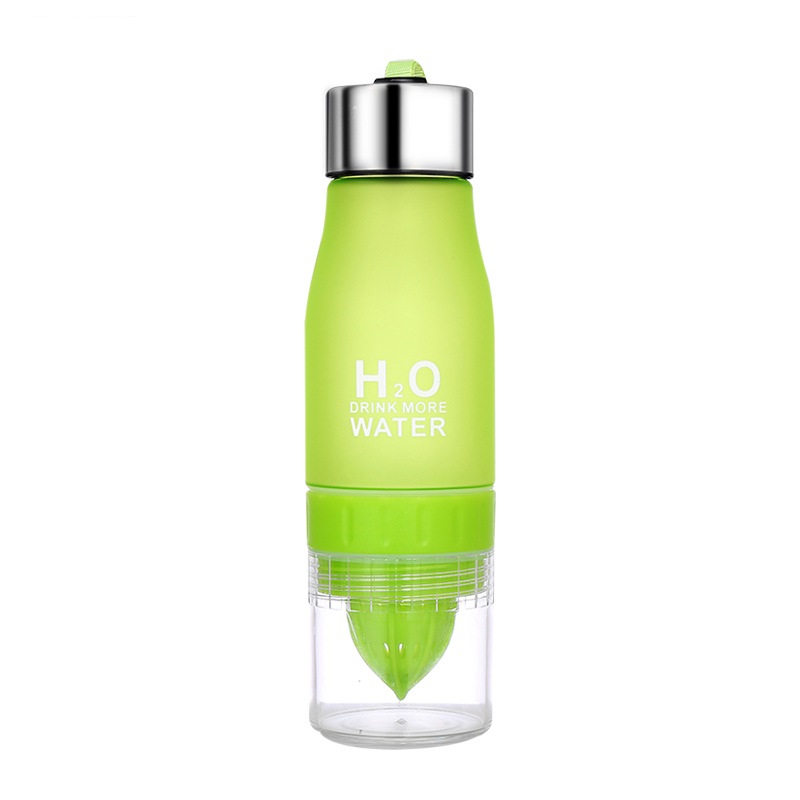 Спортивна пляшка-соковитискач H2O Water bottle Green Зелений