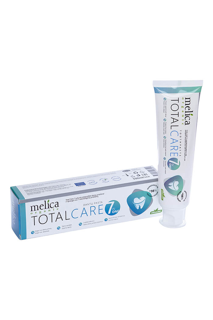 Зубна паста комплексний догляд total 7 Melica Organic 100 мл