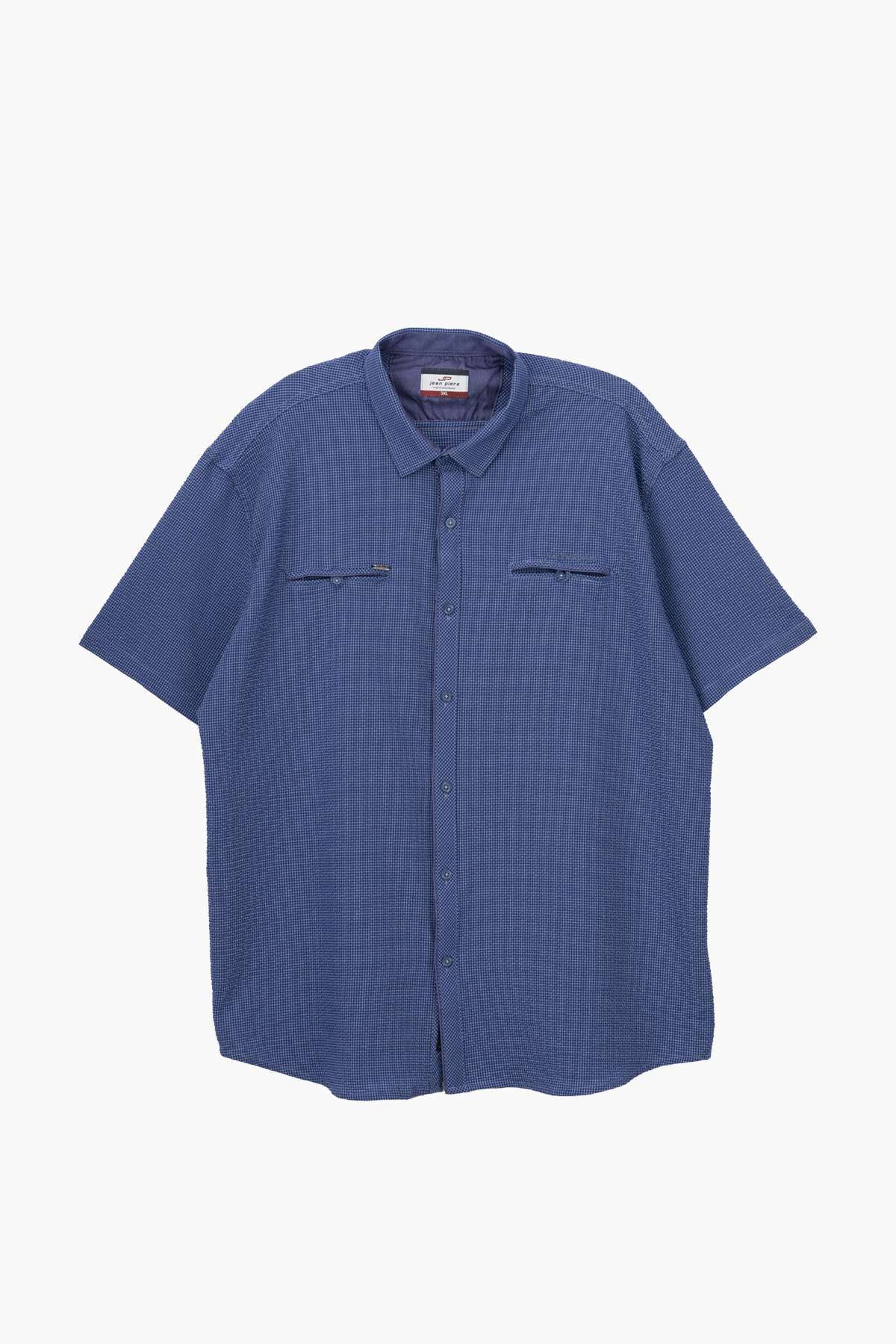 Рубашка с узором мужская Jean Piere JP8415-BX 6XL Синий (2000989877165)
