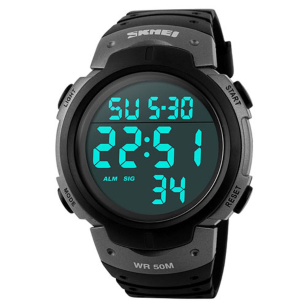 Годинник Skmei 1068 BK-Titanium Case BOX (1068BOXBKTMC)