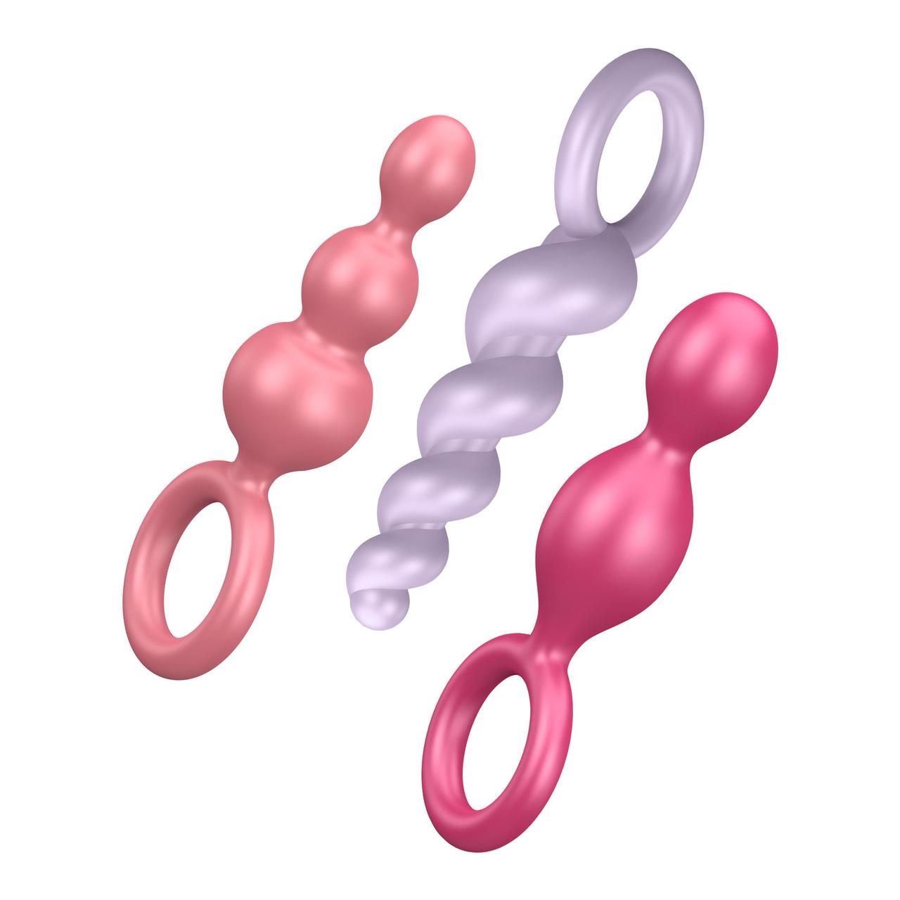 Набір анальних пробок Satisfyer Plugs 3 шт Різнокольоровий (SO2324)