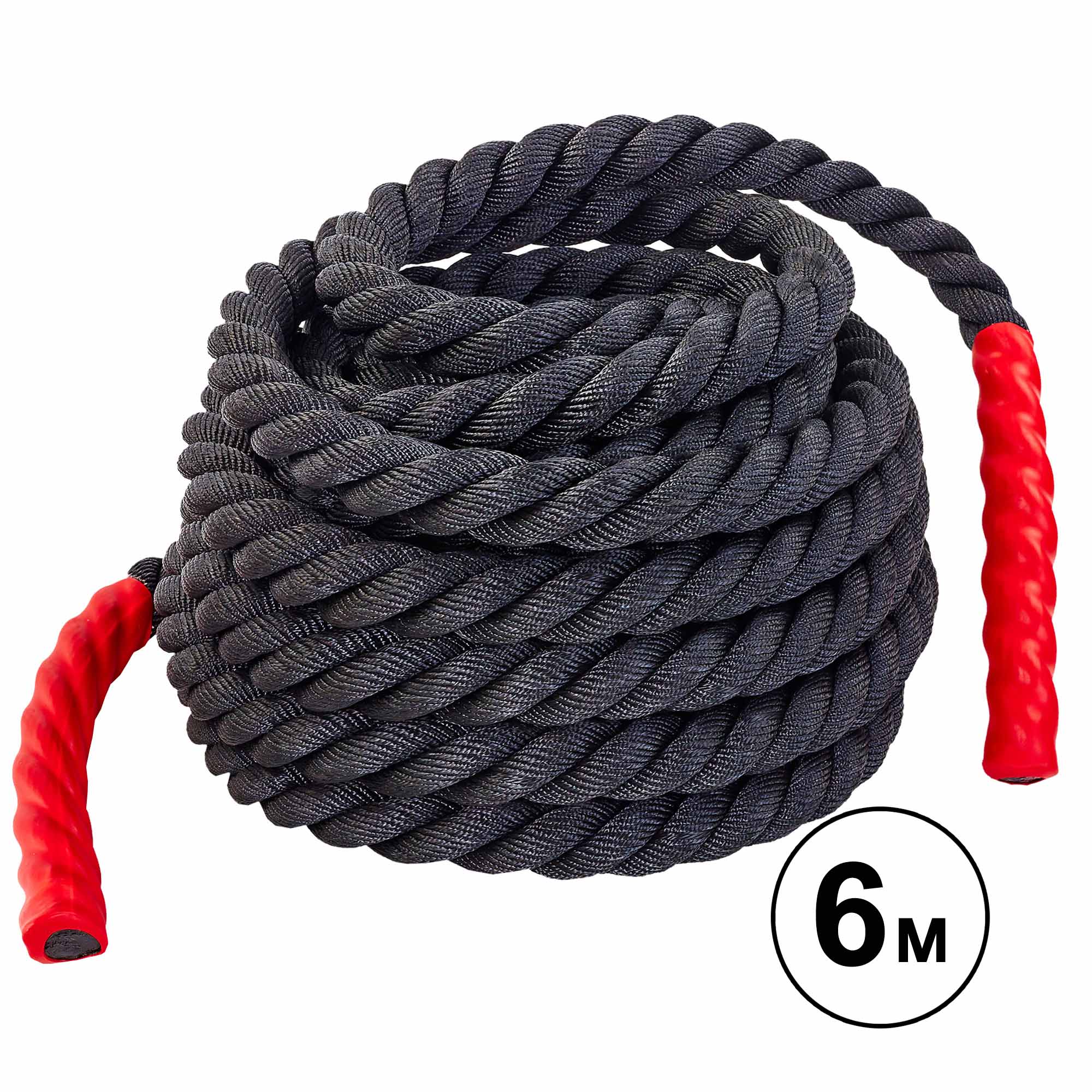 Канат для кроссфита COMBAT BATTLE ROPE Zelart FI-5311-6 черный