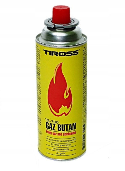 Балон газовий універсальний Tiross TS-700 бутан 227 г 10 шт