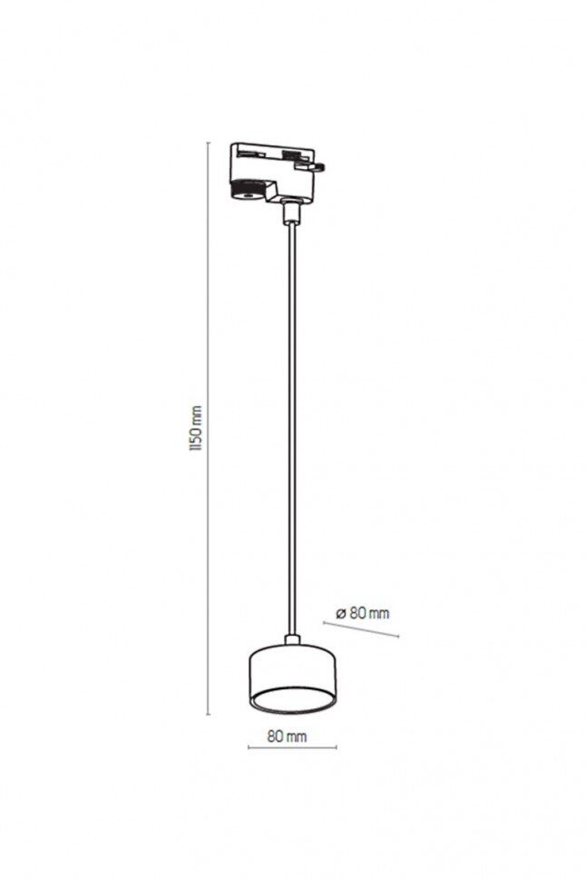 Трековый светильник TK Lighting Tracer Черный (TK4275)