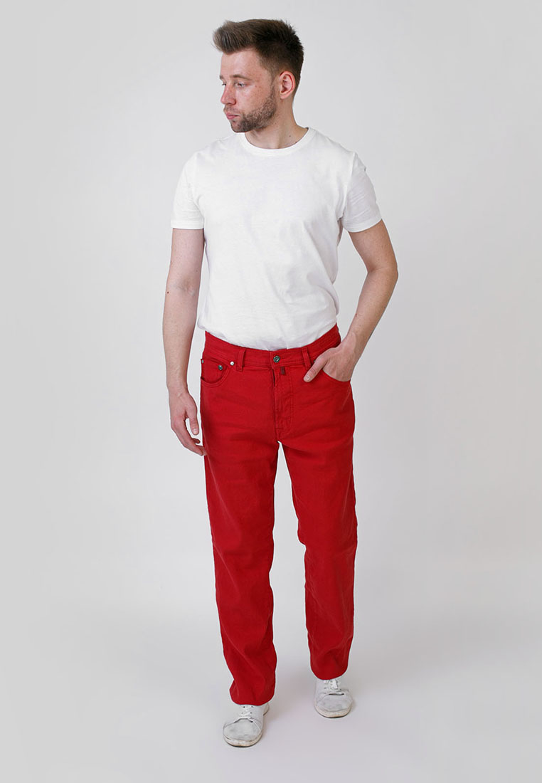 Мужские джинсы Pierre Cardin 42/34 Красный (PC-13-003)