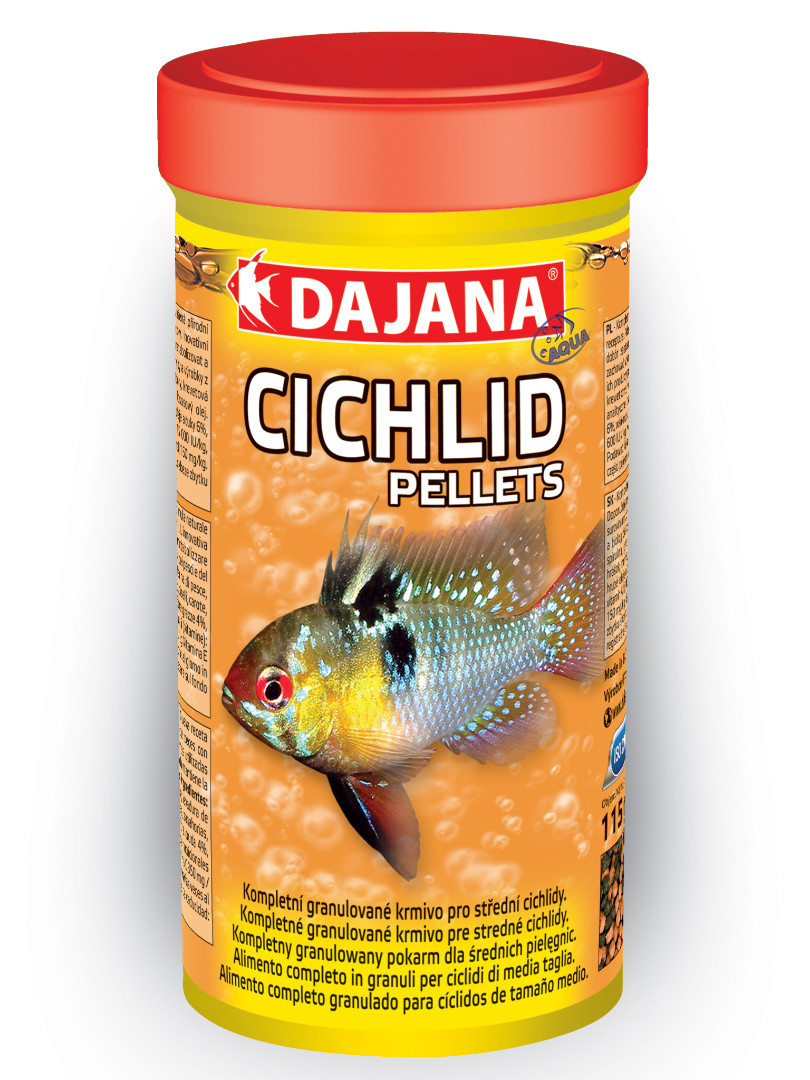 Корм для цихлид Dajana Pet CICHLID PELLETS 250 мл 115 г