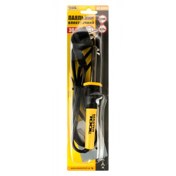 Паяльник электрический MASTERTOOL 30 Вт 44-0006