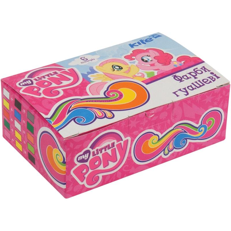 Гуаш Kite Little Pony 6 кольорів (LP17-062)