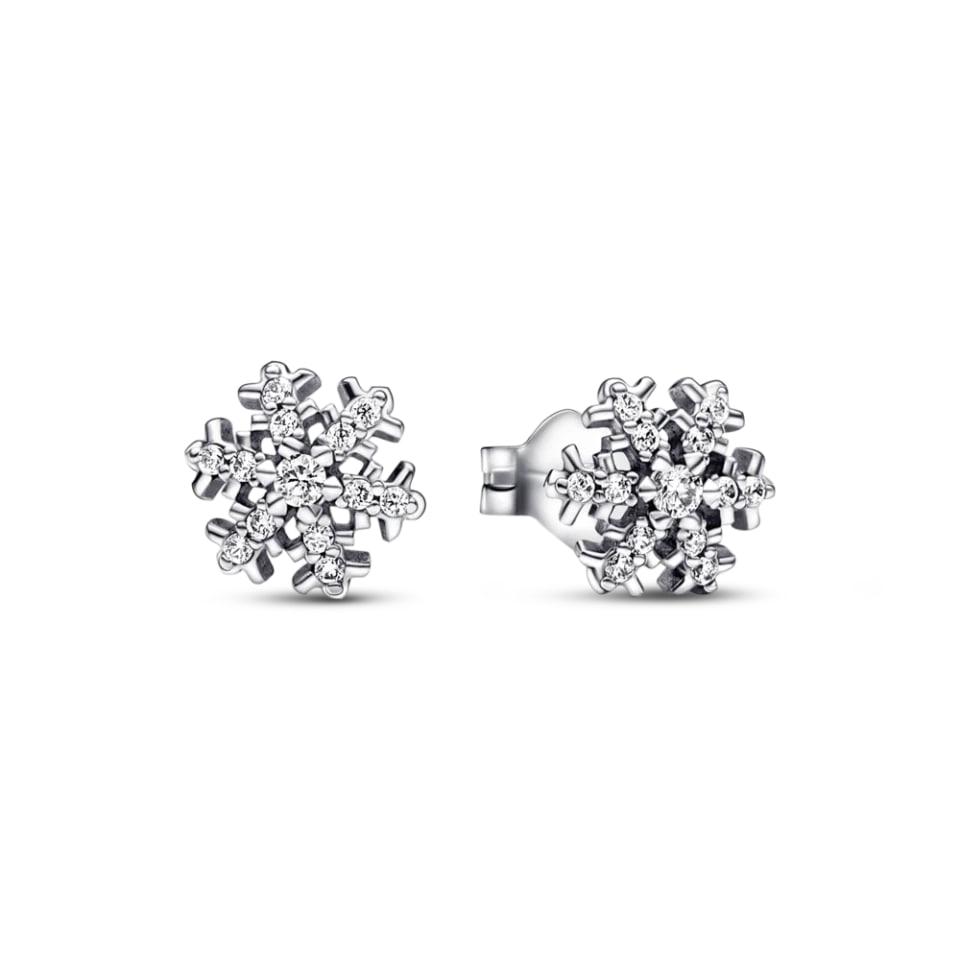 Серьги No Brand Сияющие снежинки 292370C01 (2558023586)