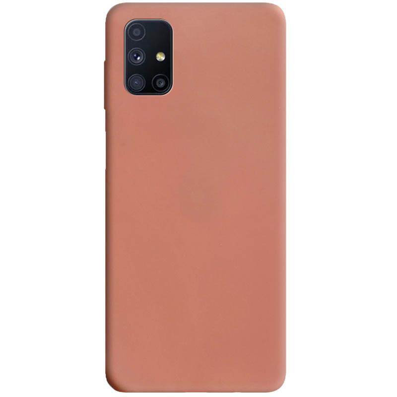 Силиконовый Чехол Candy для Samsung Galaxy M51 (Rose Gold) 1067340