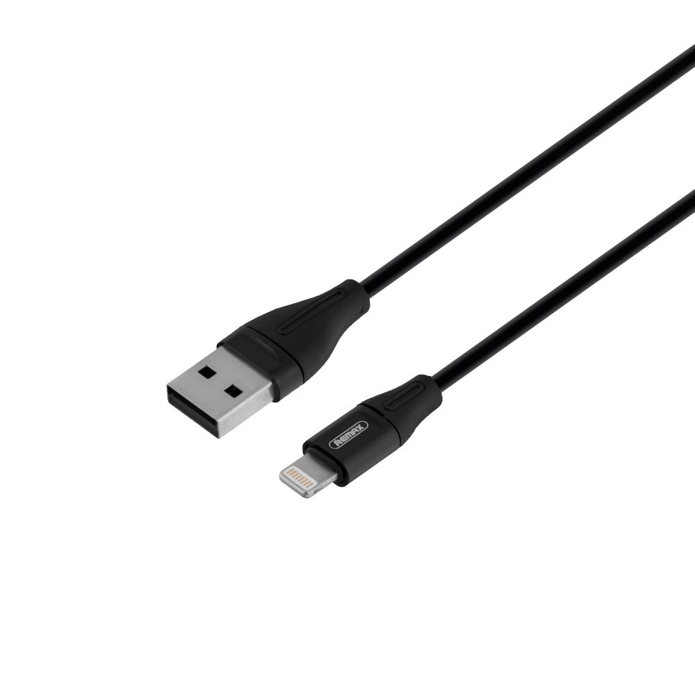 Кабель USB Remax RC-075i Jell USB - Lightning 2.1А 1м Чорний