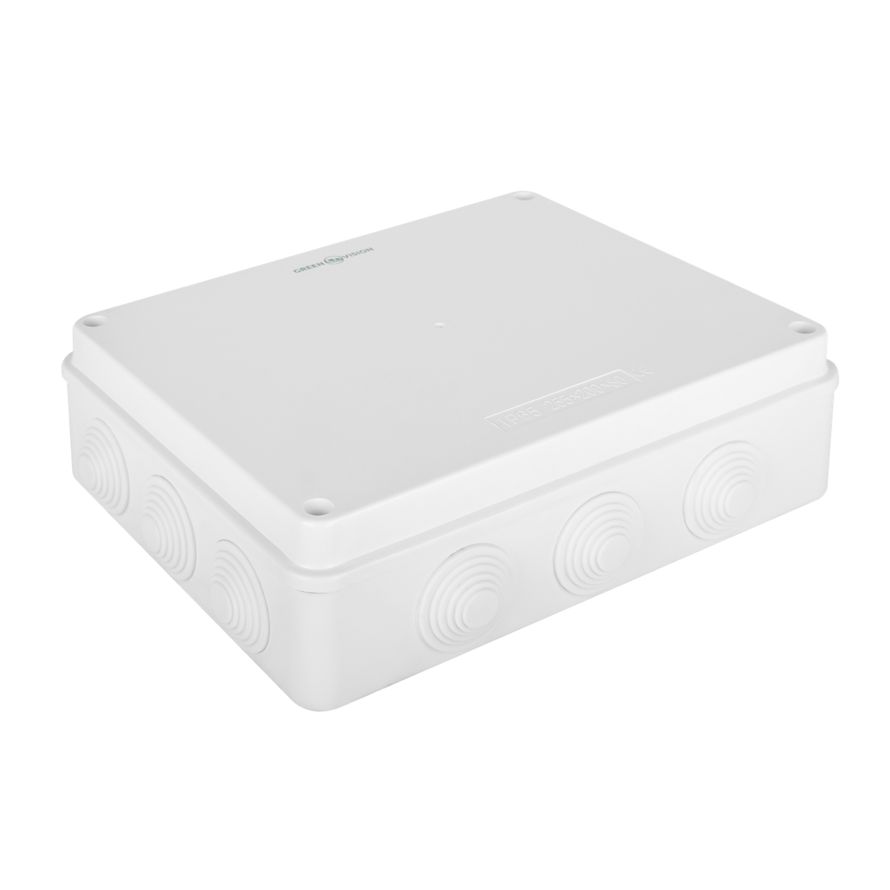Коробка распределительная GreenVision 255х200х80 мм IP65 наружная