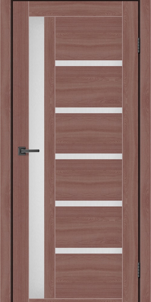 Дверне полотно MS Doors ORLEAN 60см дуб класичний скло сатин