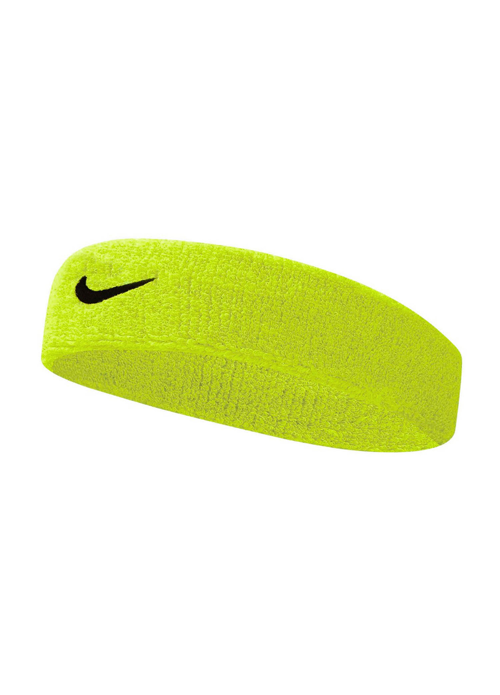 Повязка на голову NIKE SWOOSH HEADBAND ATOMIC GREEN/BLACK - N.NN.07.710.OS 58см Зелёный