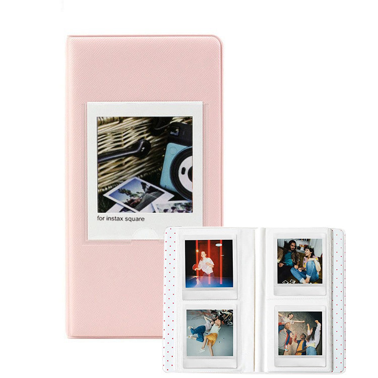 Фотоальбом для Fujifilm Instax Square SQ1/SQ6/SQ40/SQ20/SQ10/SP3/SQ Link на 64 фото Розовый