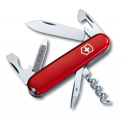 Нож Victorinox Sportsman 84 мм 12 функций Красный (0.3802)