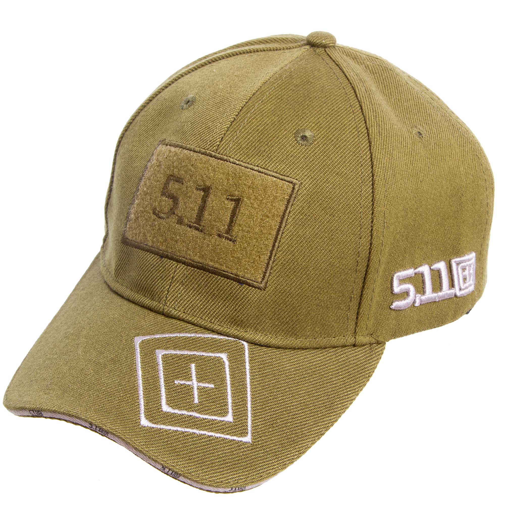 Бейсболка тактична з липучкою під патч SP-Sport 5.11 Tactical TY-0363 Оливковий