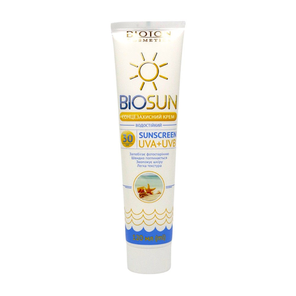 Солнцезащитный крем Bioton Cosmetics SPF 30 120 мл