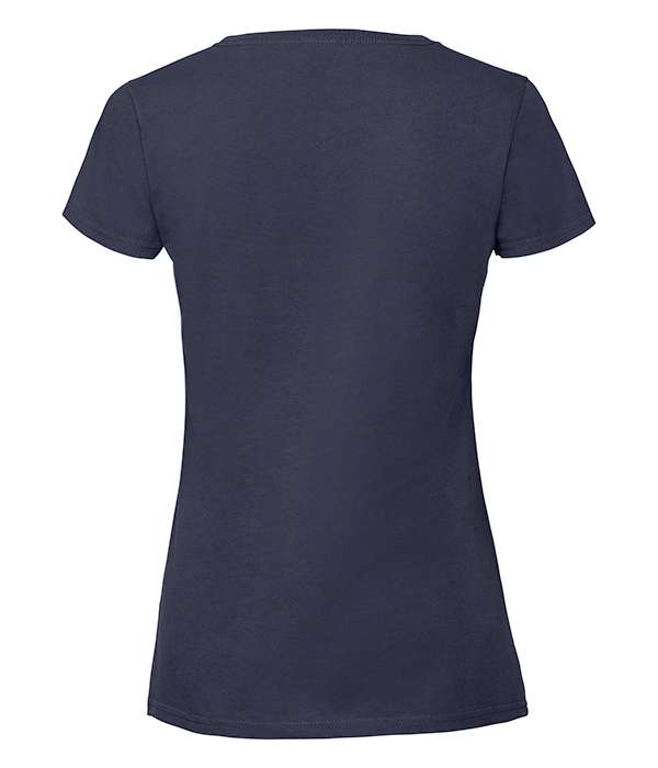 Футболка Fruit of the loom Ringspun Premium T Lady-Fit S Темно-синий (61-424-0)