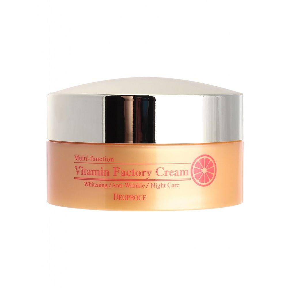 Багатофункціональний вітамінний крем для обличчя Deoproce Multi-Function Vitamin Factory Cream 100 г (8809567925236)