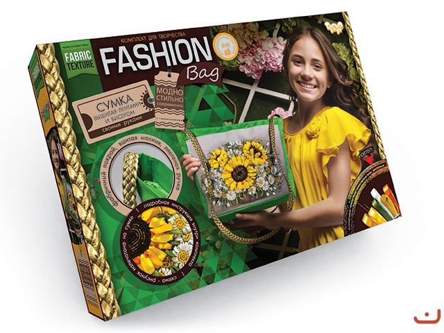 Вышивка лентами Fashion Bag Dankotoys (FBG-01-01)