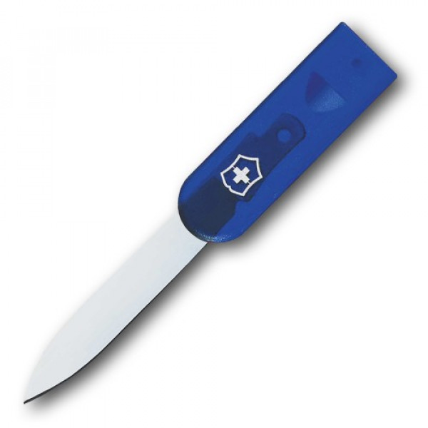 Нож Victorinox для SwissCards Transparent Синий (1049-VxA6510.T2)