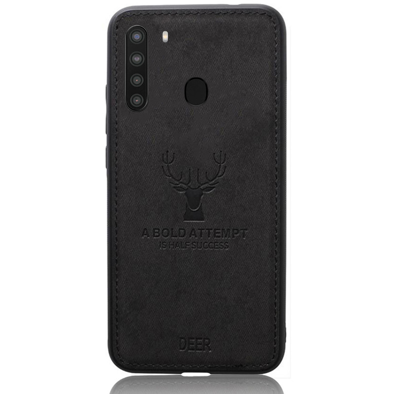 Чехол Deer Case для Samsung Galaxy A21 Black