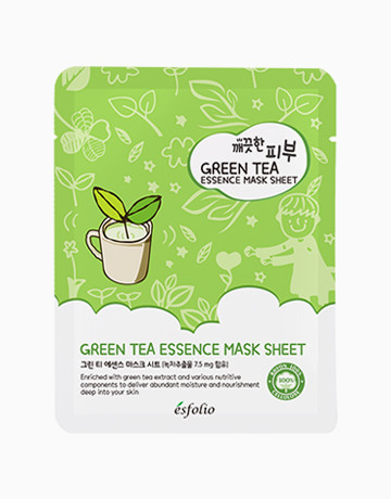 Маска тканинна із зеленим чаєм Esfolio Pure Skin Green Tea Essence Mask Sheet