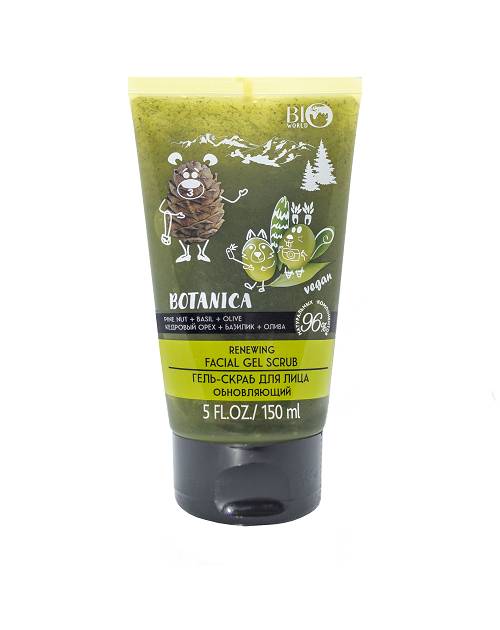 Гель-скраб для обличчя BioWorld Botanica Оновлюючий 150 мл (RKWo99936)