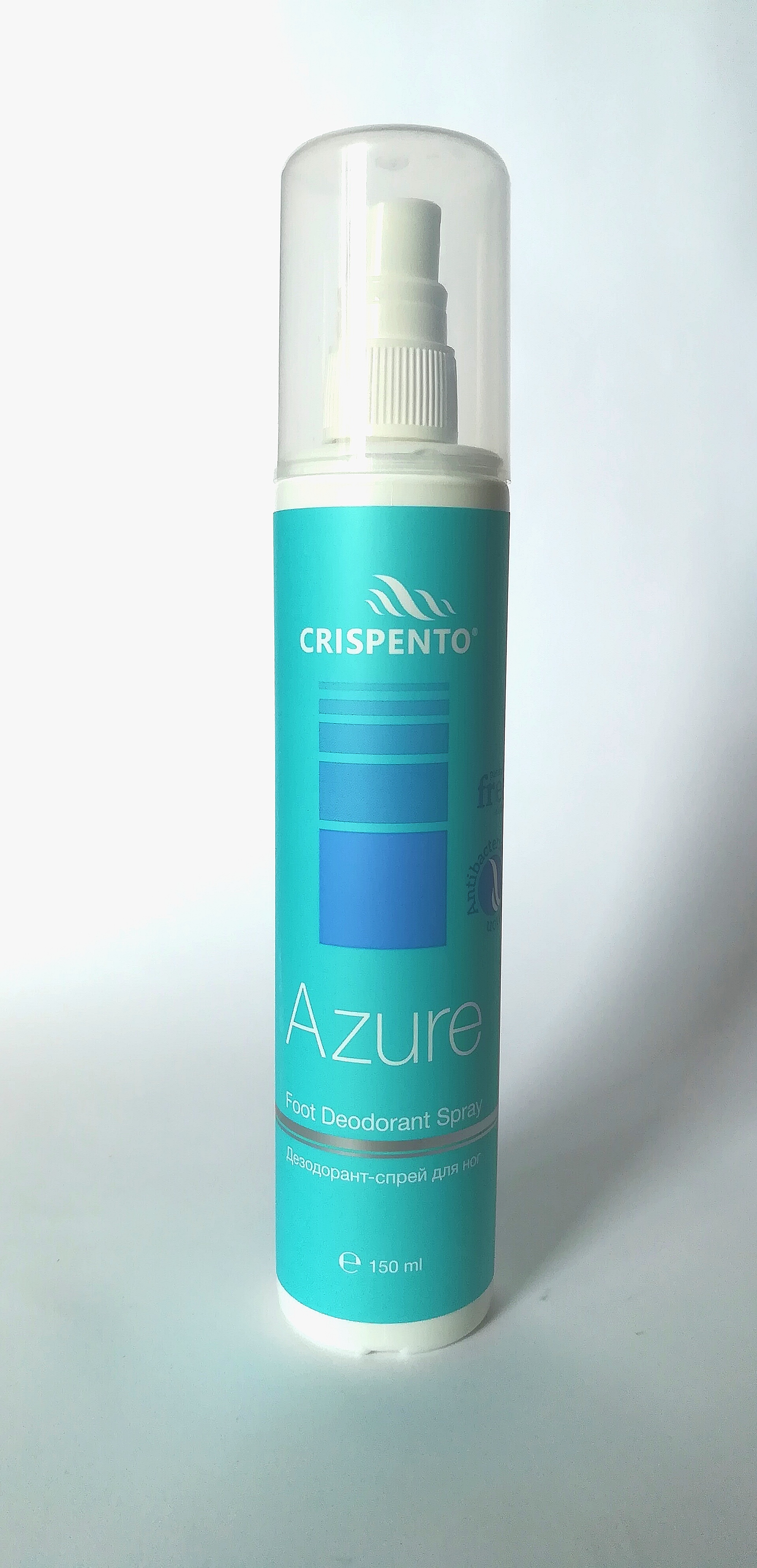 Дезодорант-спрей для ног Crispento Azure 150 мл (1078)