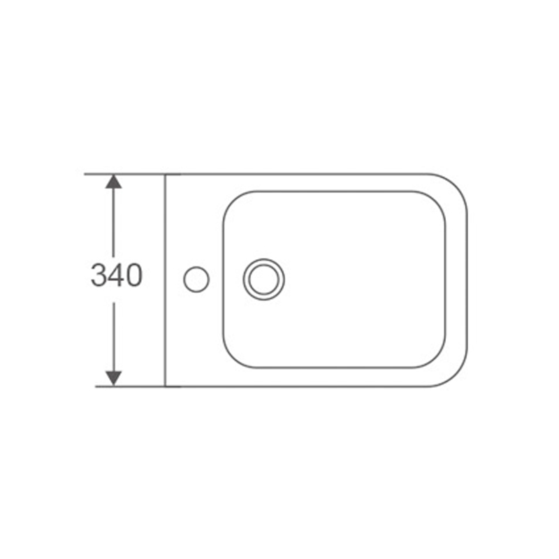 Биде подвесное Mixxus Premium Quadro-0501 485x345x325mm (MP6459)