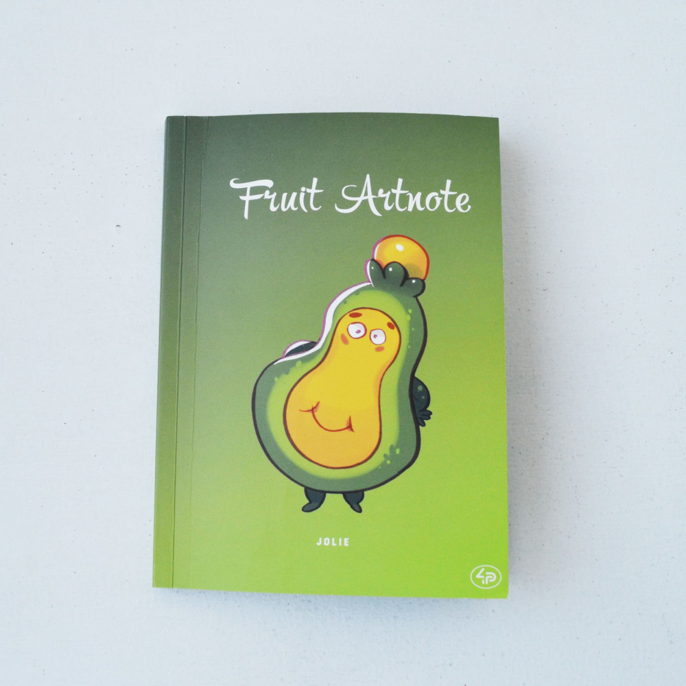 Блокнот 4Profi Fruit artnote Jolie avocado 64 листа В6 902859