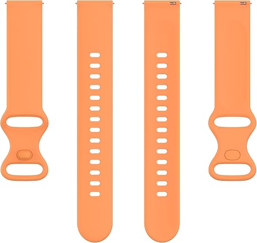 Ремешок силиконовый для часов BeWatch универсальный 22 мм Оранжевый (102N3L03)