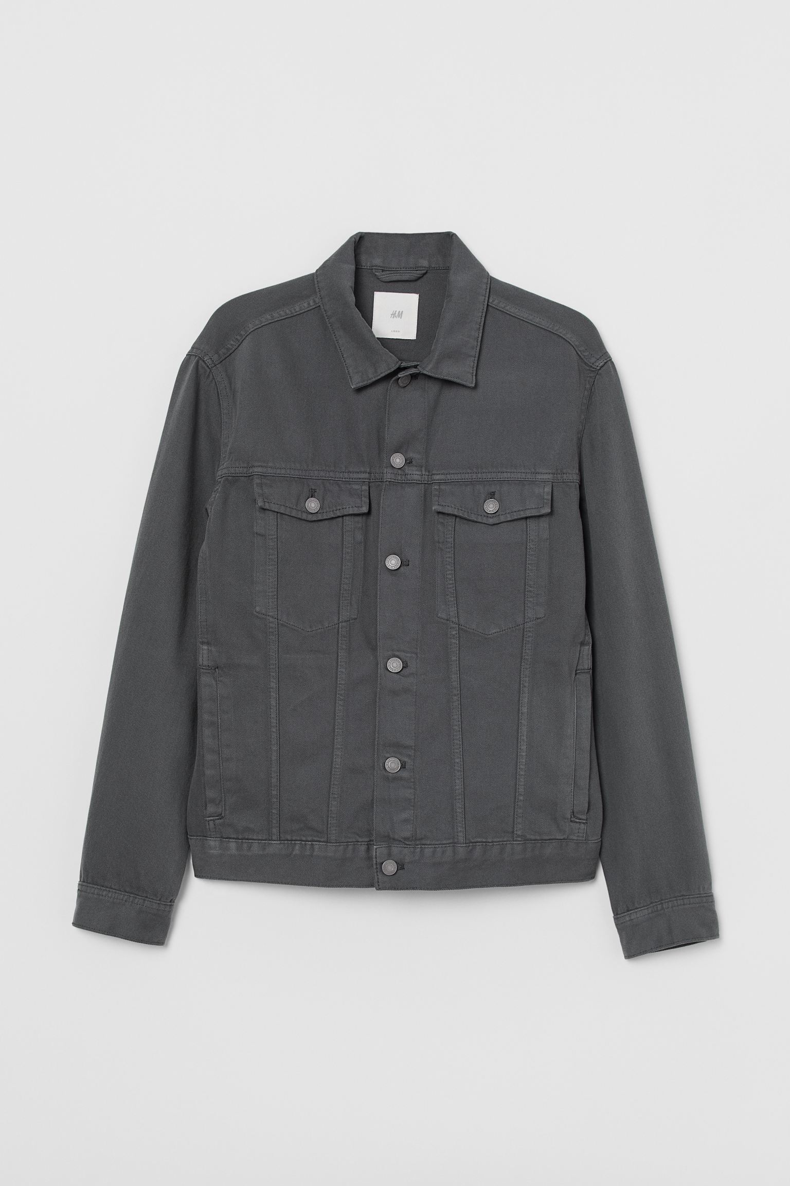 Куртка джинсовая H&M XS Темно-серый 29075897959