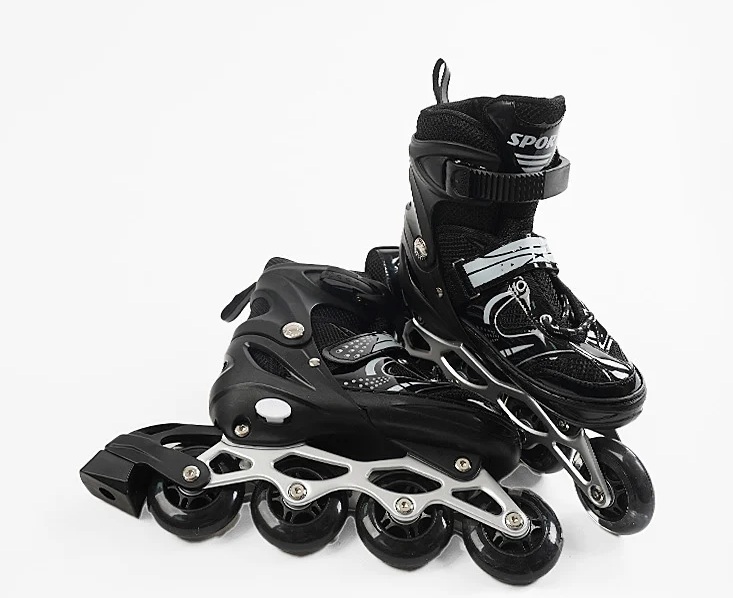 Роликовые коньки Best Roller 072-L PU 39-43 Черный (173869)