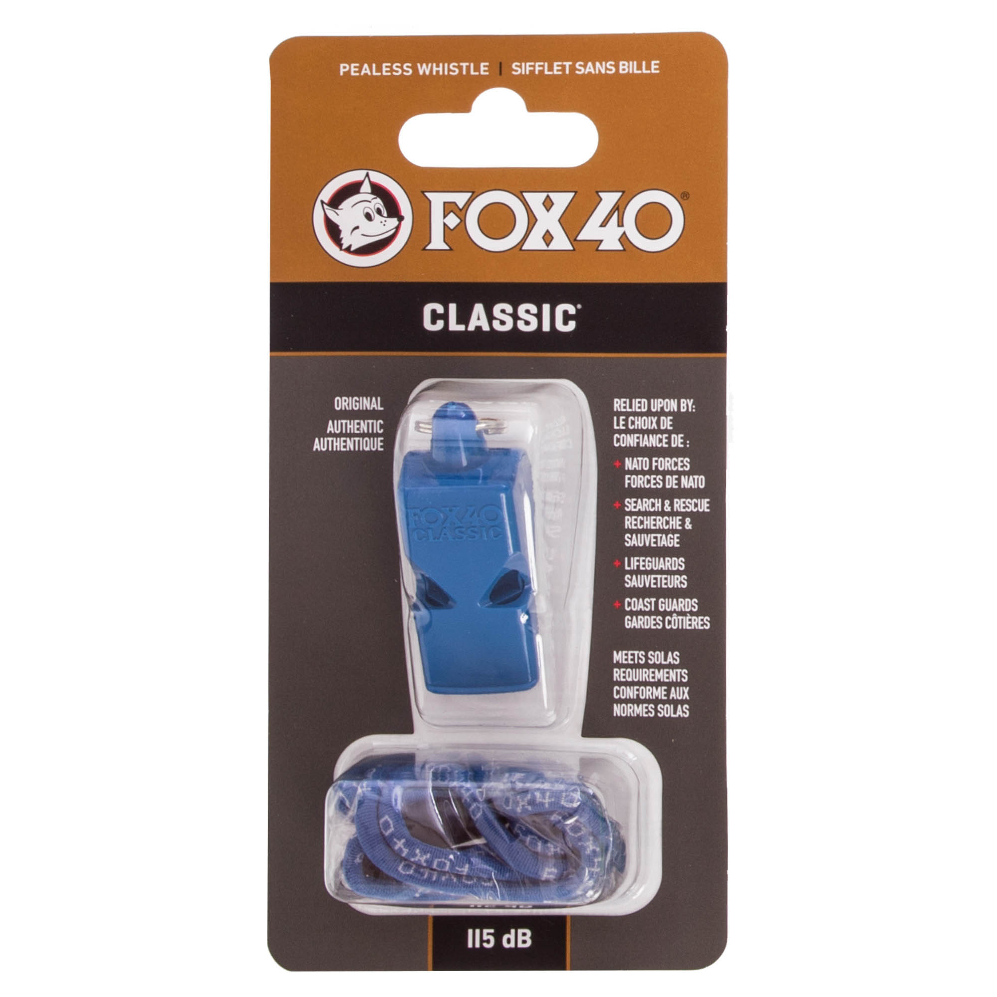 Свисток судейский пластиковый FOX40-CLASSIC Синий