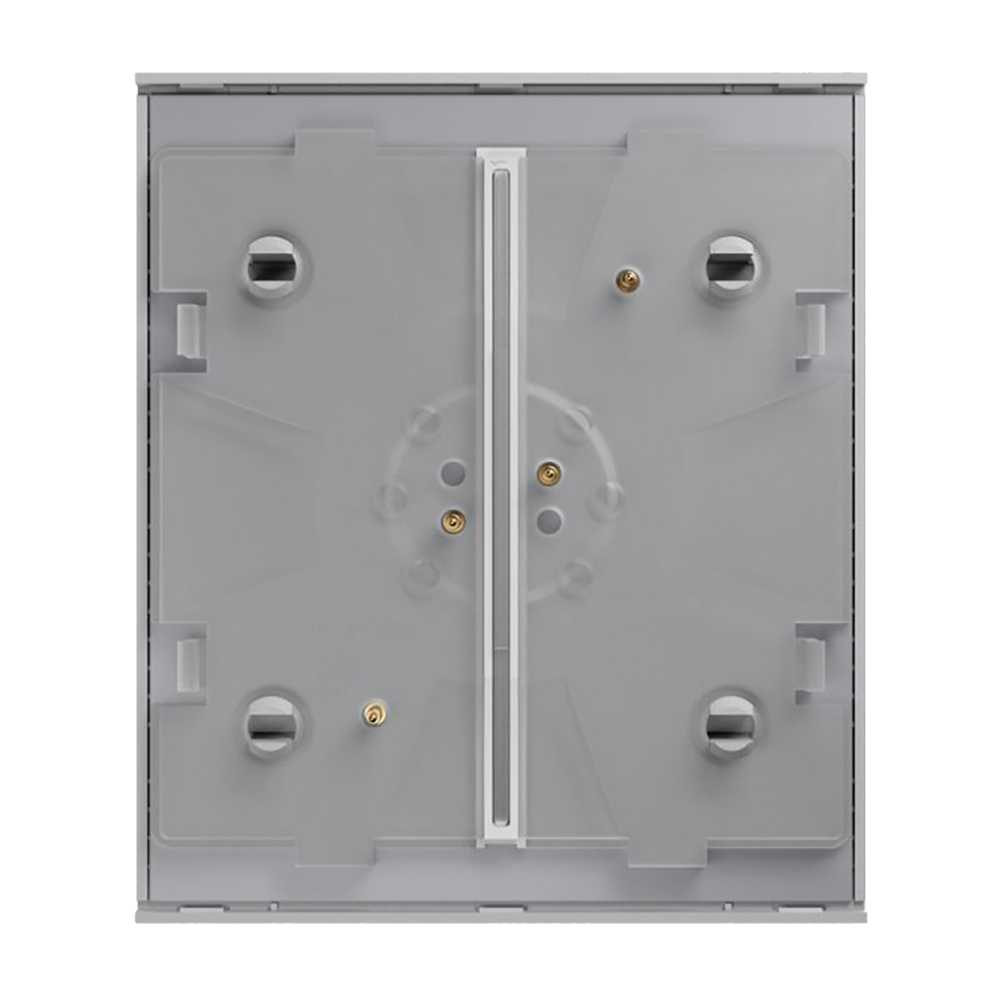 Кнопка Ajax CenterButton (2-gang) white для двухклавишного выключателя
