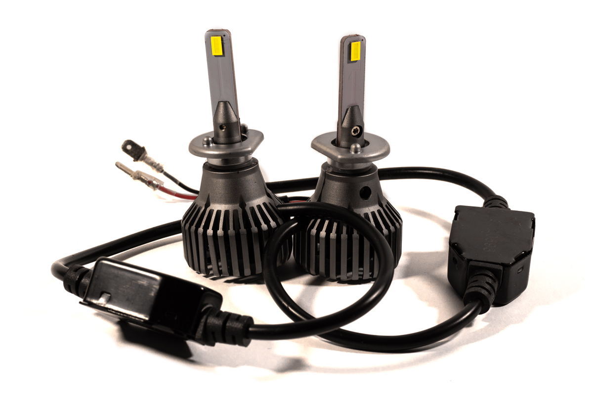 Комплект LED ламп HeadLight F1X H1 (P14,5s) 52W 12V 8400Lm з активним охолодженням (збільшена світловіддача)