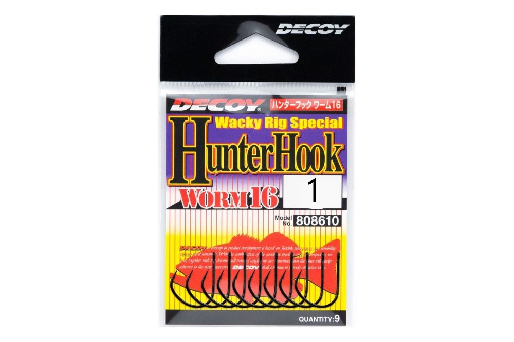 Гачок Decoy Worm 16 Hunter Hook 01 9 шт/уп (1013-1562.08.05)