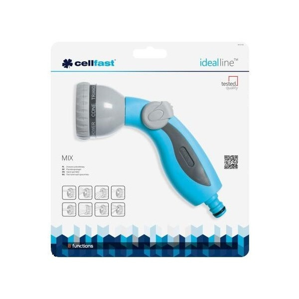 Ороситель пистолет для полива Cellfast MIX IDEAL 8 режимов iz16120