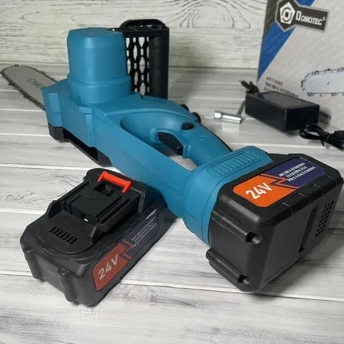 Аккумуляторная цепная электропила Domotec Chain Saw 12''
