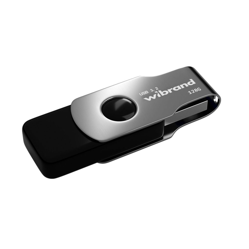 Флеш память USB Wibrand 128 GB Lizard Gen1 USB 3.2 Black (36730_3608952)
