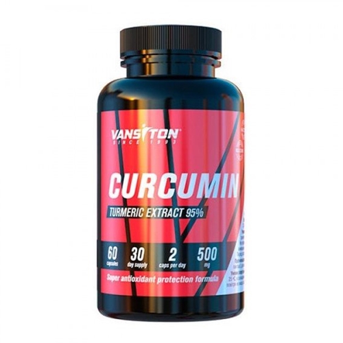 Куркумин для спорта Vansiton Curcumin 500 mg 60 Caps