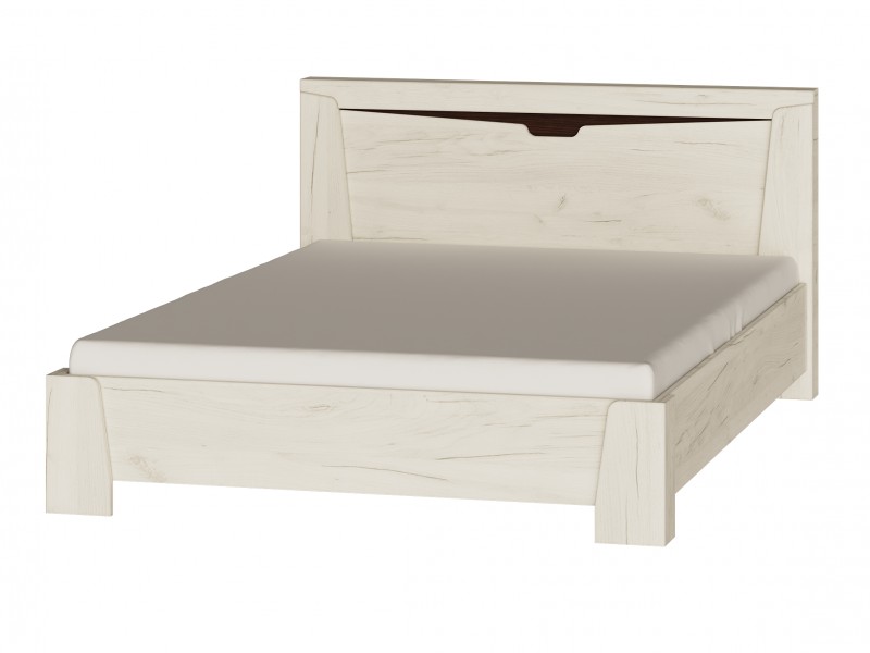 Кровать двуспальная Эверест Либерти-1400 Крафт белый