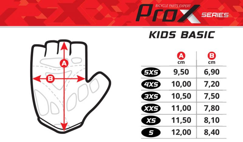 Велоруковицы детские ProX Kids Basic Multicolor 3XS (A-PZ-0904)