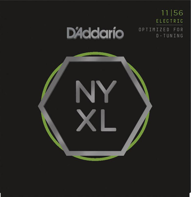 Струни для електрогітари D'Addario NYXL1156 Medium Top / Extra Heavy Bottom 11/56