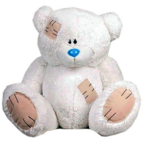 Мягкая игрушка медведь Гриша 140 см Белый (196-19112839)