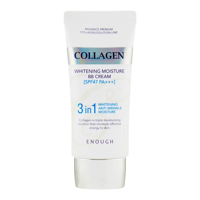 Тональный крем для лица BB Enough Collagen 3in1 BB Cream Коллаген Освещение 50 мл (8809755462109)