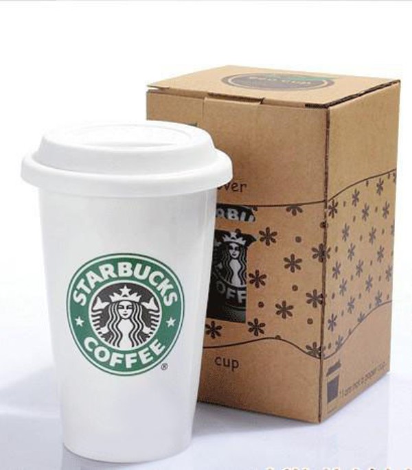 Чашка керамическая N1 Starbucks 300 мл Белая (5989574061)