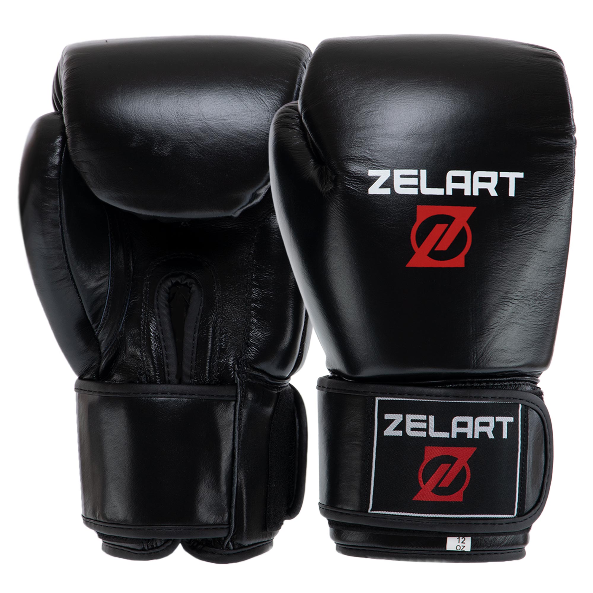 Перчатки боксерские Zelart VL-8477 14 унций Черный